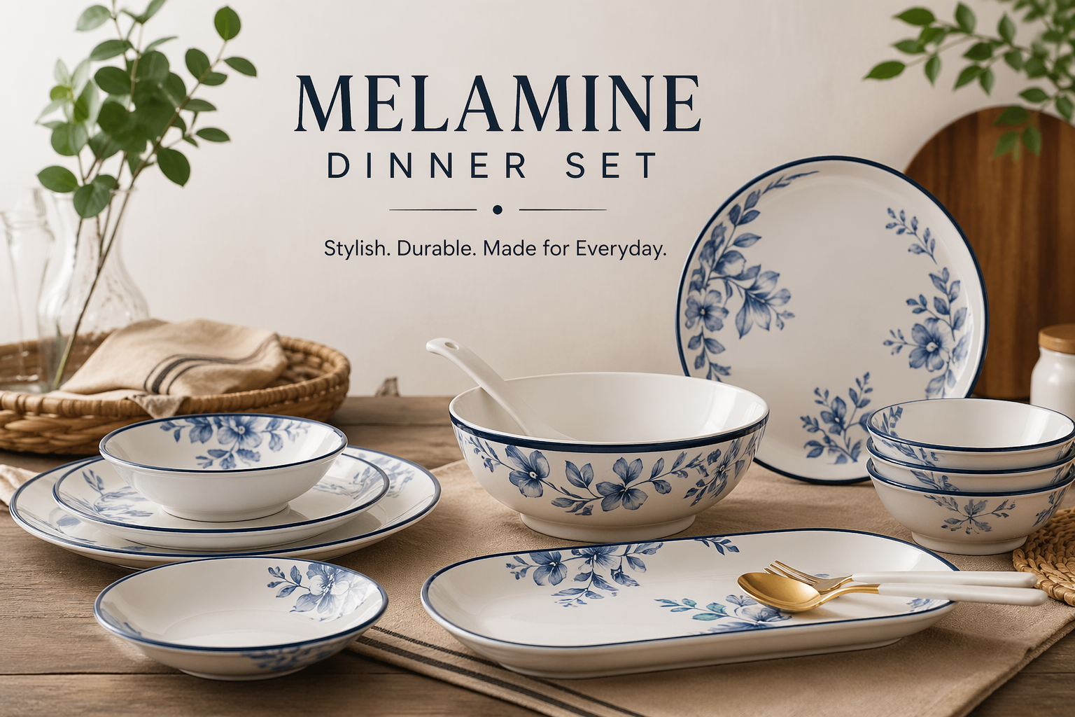 Melamine Dinner Set