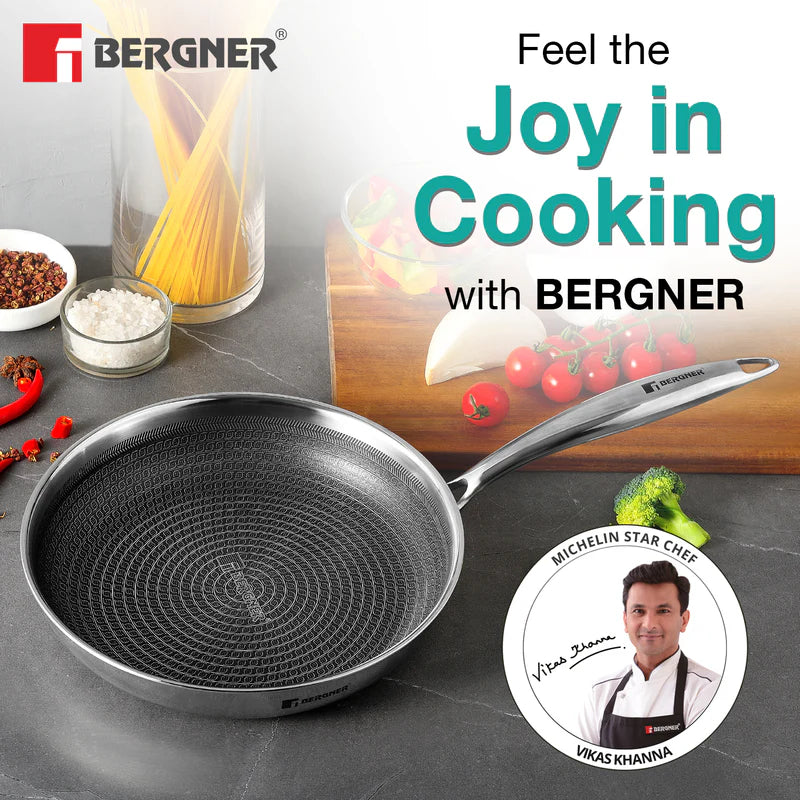 Hi-Tech Giro Triply Stainless Steel Frypan
