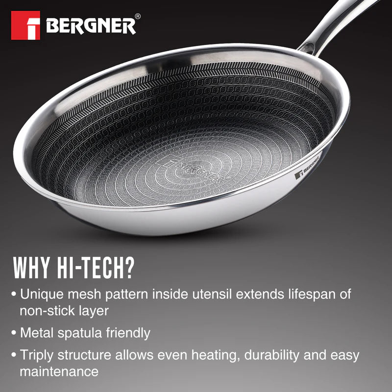 Hi-Tech Giro Triply Stainless Steel Frypan