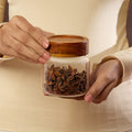 Tallwood Glass Jar with Acacia Lid 300ml