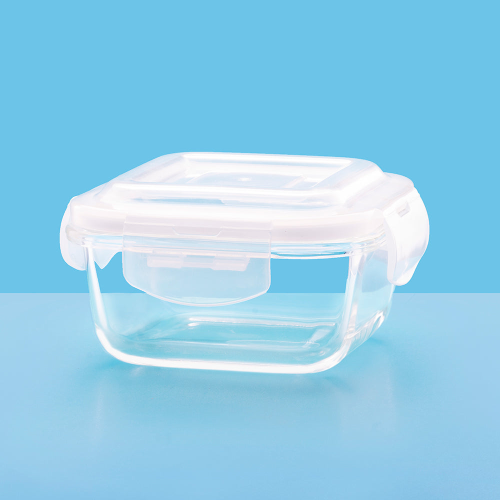Larah Glass Klip n Store Square Container 320ml