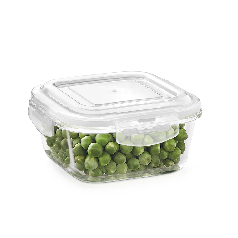Larah Glass Klip n Store Square Container