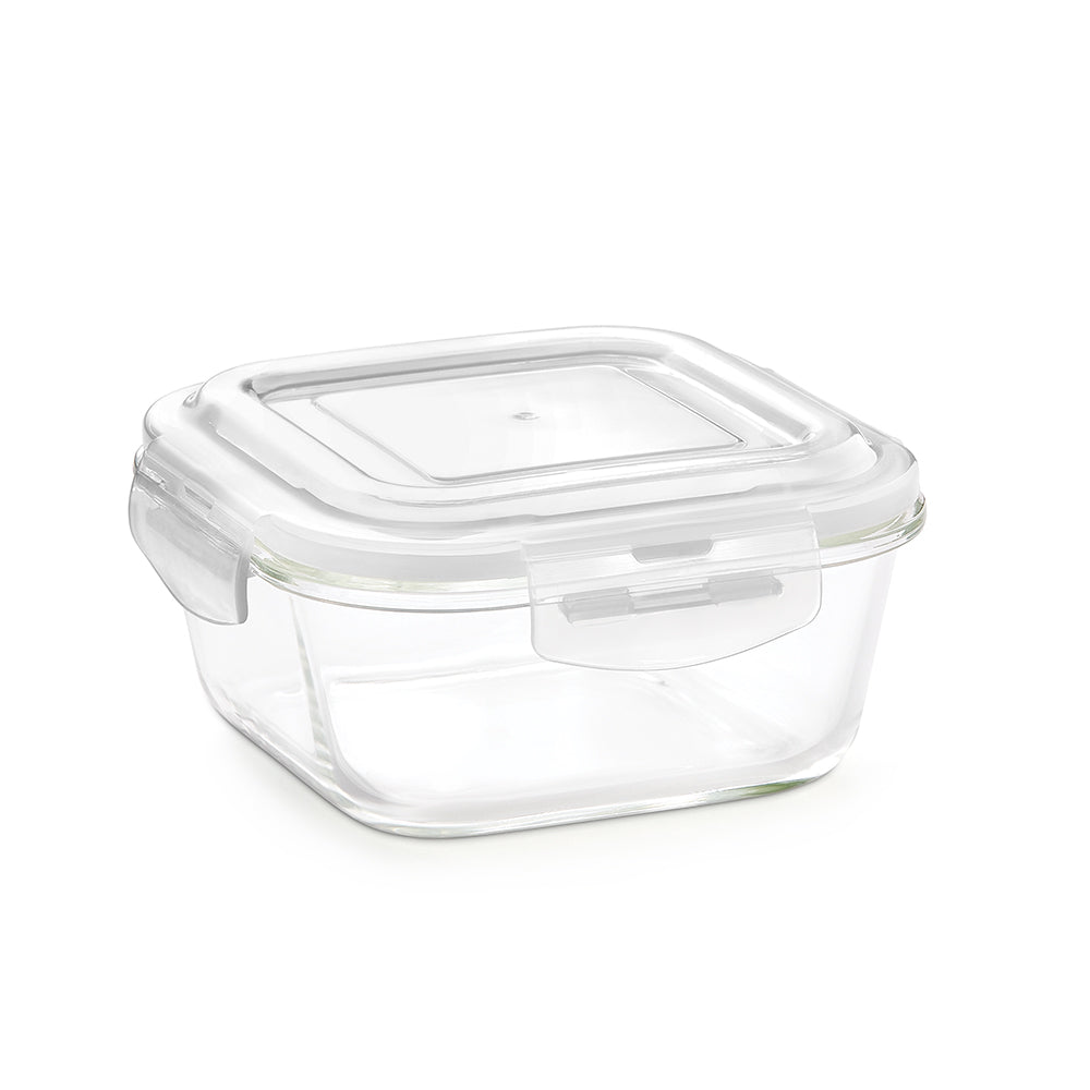 Larah Glass Klip n Store Square Container