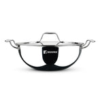 Argent Tri-Ply Stainless Steel Deep Kadai - Induction Bottom 20cm 2.3L