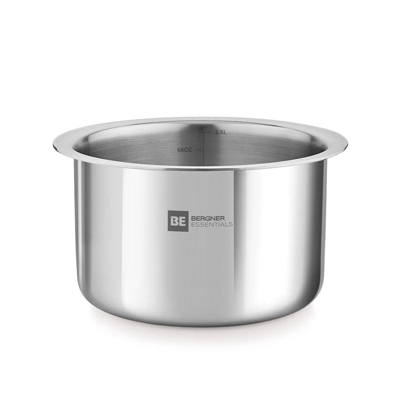 BE Essentials Tri-Ply Stainless Steel Junior Tope Set of 3 Pcs Set