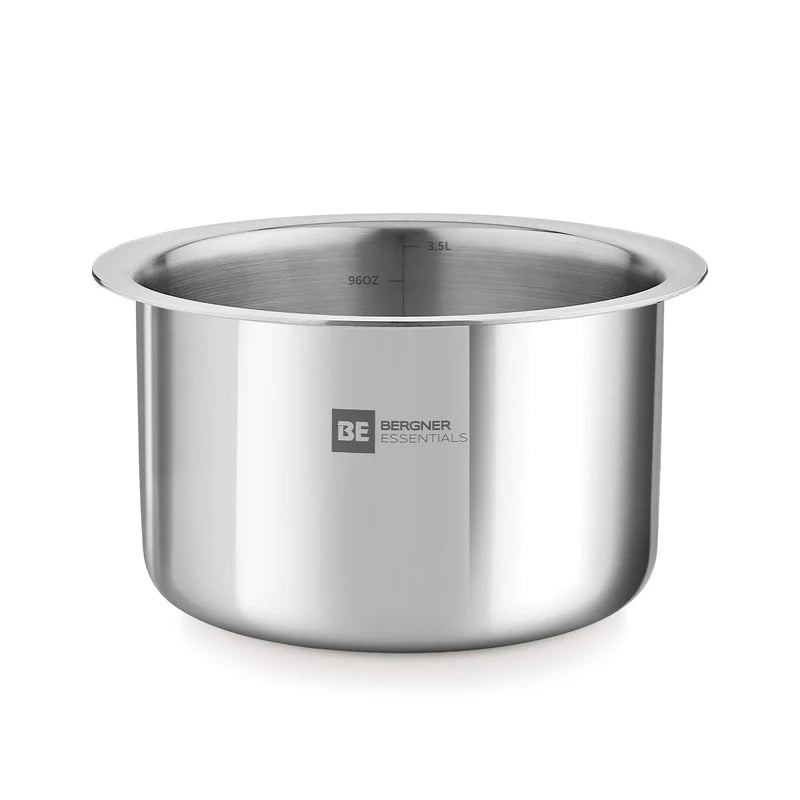 BE Essentials Tri-Ply Stainless Steel Junior Tope Set of 3 Pcs Set