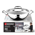 Argent Tri-Ply Stainless Steel Kadai 26cm 3.5L