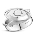 Argent Samsara Tri-Ply Stainless Steel 28 cm (4.25 L) Biryani Handi - Induction Bottom