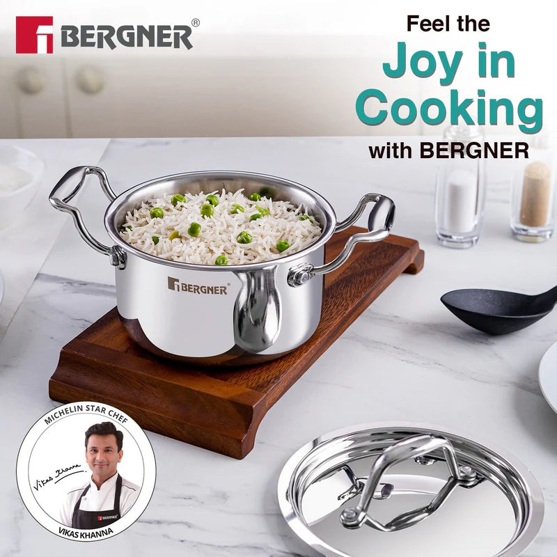 Argent Junior Chef TriPly Stainless Steel Casserole