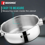 Trimax Stainless Steel 3.5L Outer Lid Pressure Pan, Easy Locking