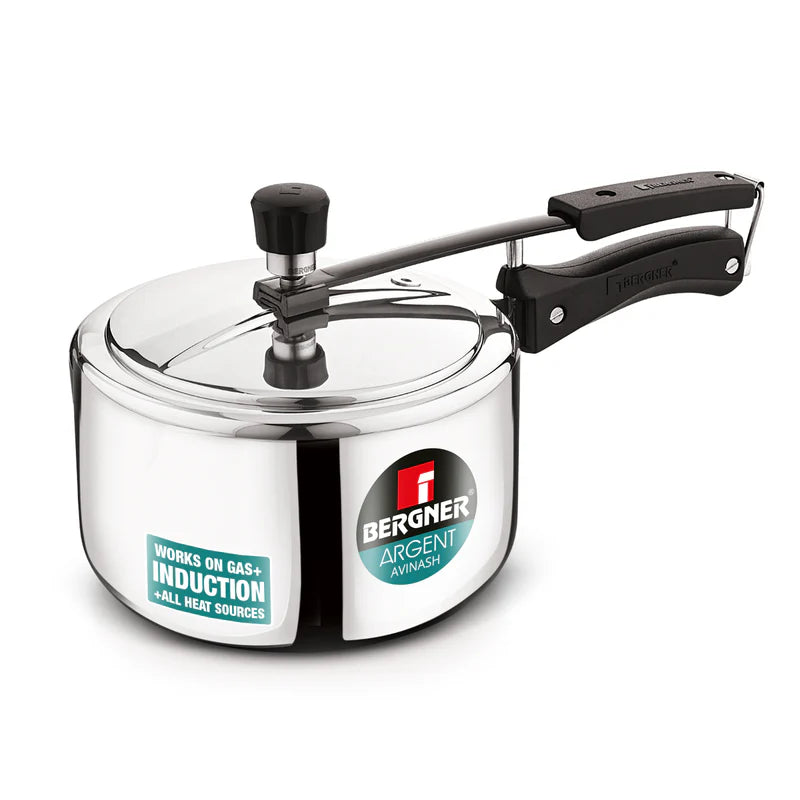 Argent Tri-Ply Stainless Steel Inner Lid Pressure Cooker