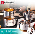 Argent Tri-Ply Stainless Steel Inner Lid Pressure Cooker