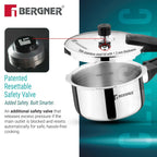 Argent Classic Triply Outer Lid Pressure Cooker - Induction Bottom