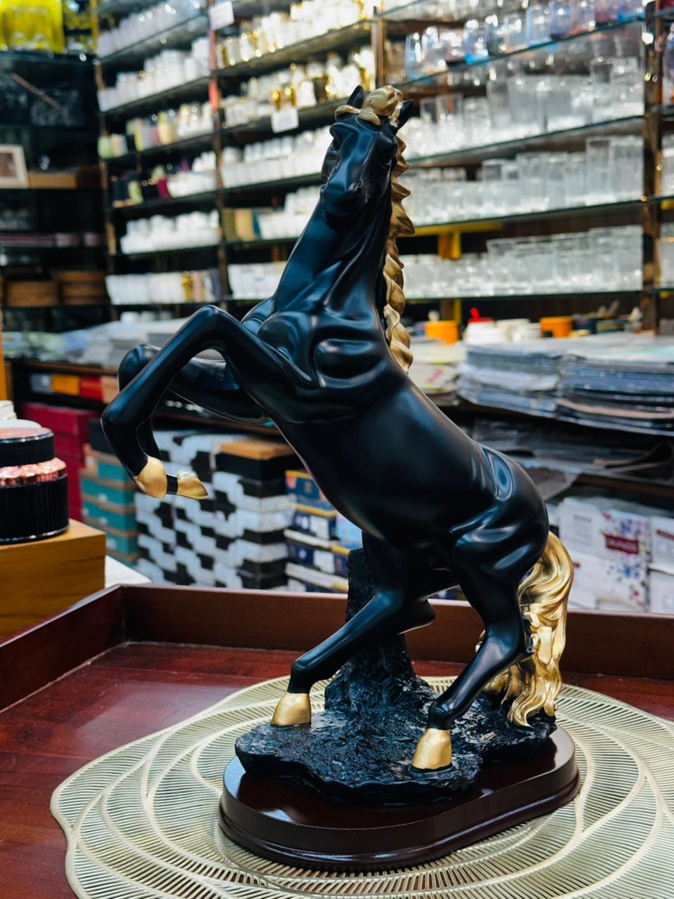 Imperium Rearing Stallion – Luxury Feng Shui Horse Sculpture