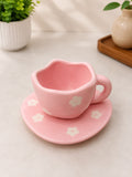 Ceramic Cup and Saucer Set