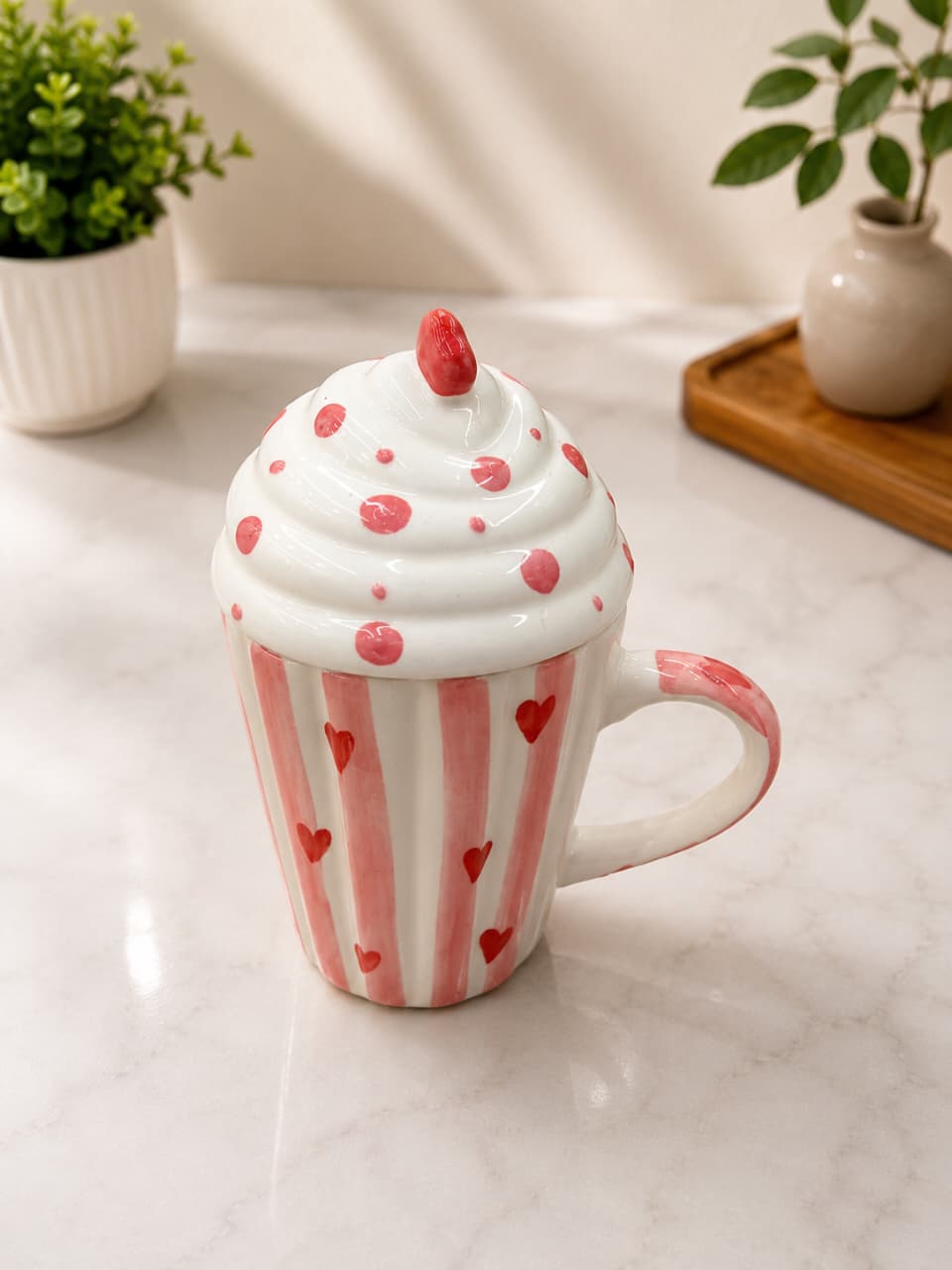 Classic Ceramic Mug with Lid