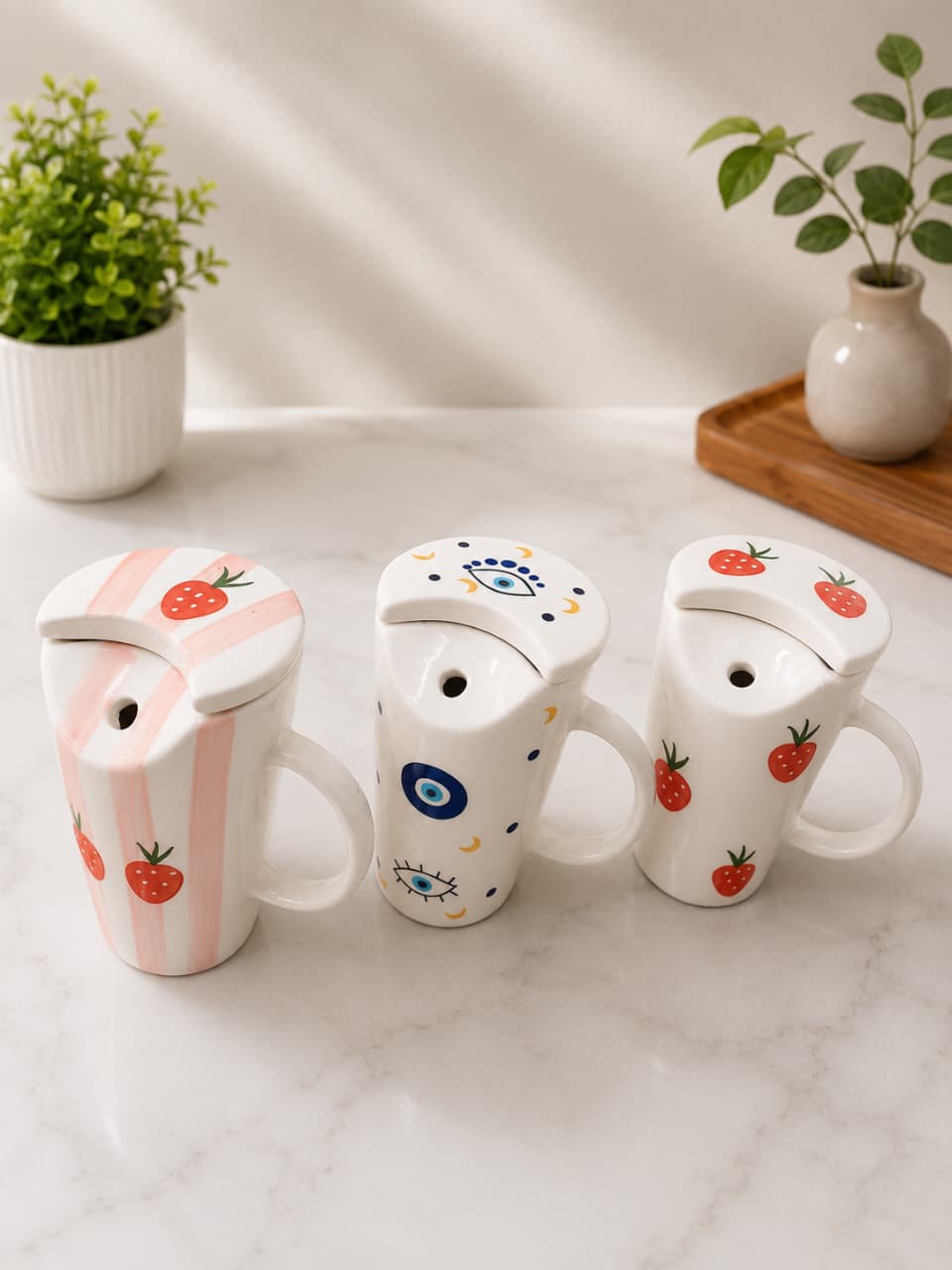 Rustic Ceramic Sipper Cup