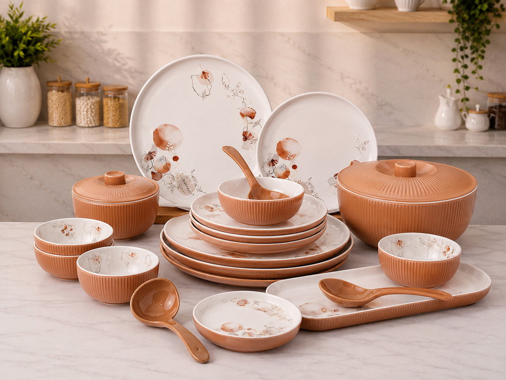 Servewell Dinner Set - Fiona Apricot