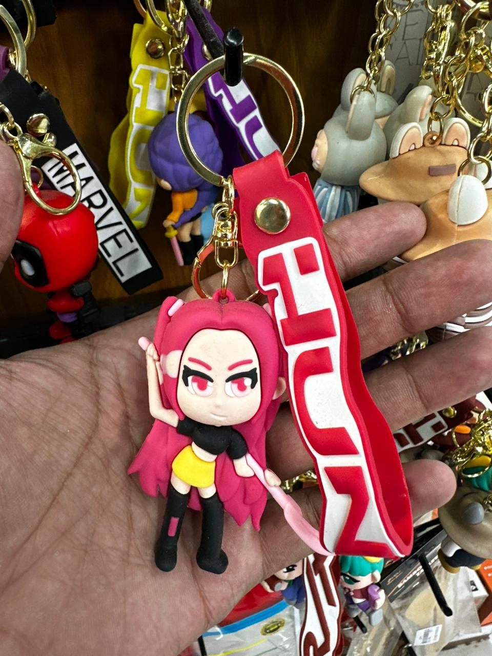 Cute K-Pop Character Keychain