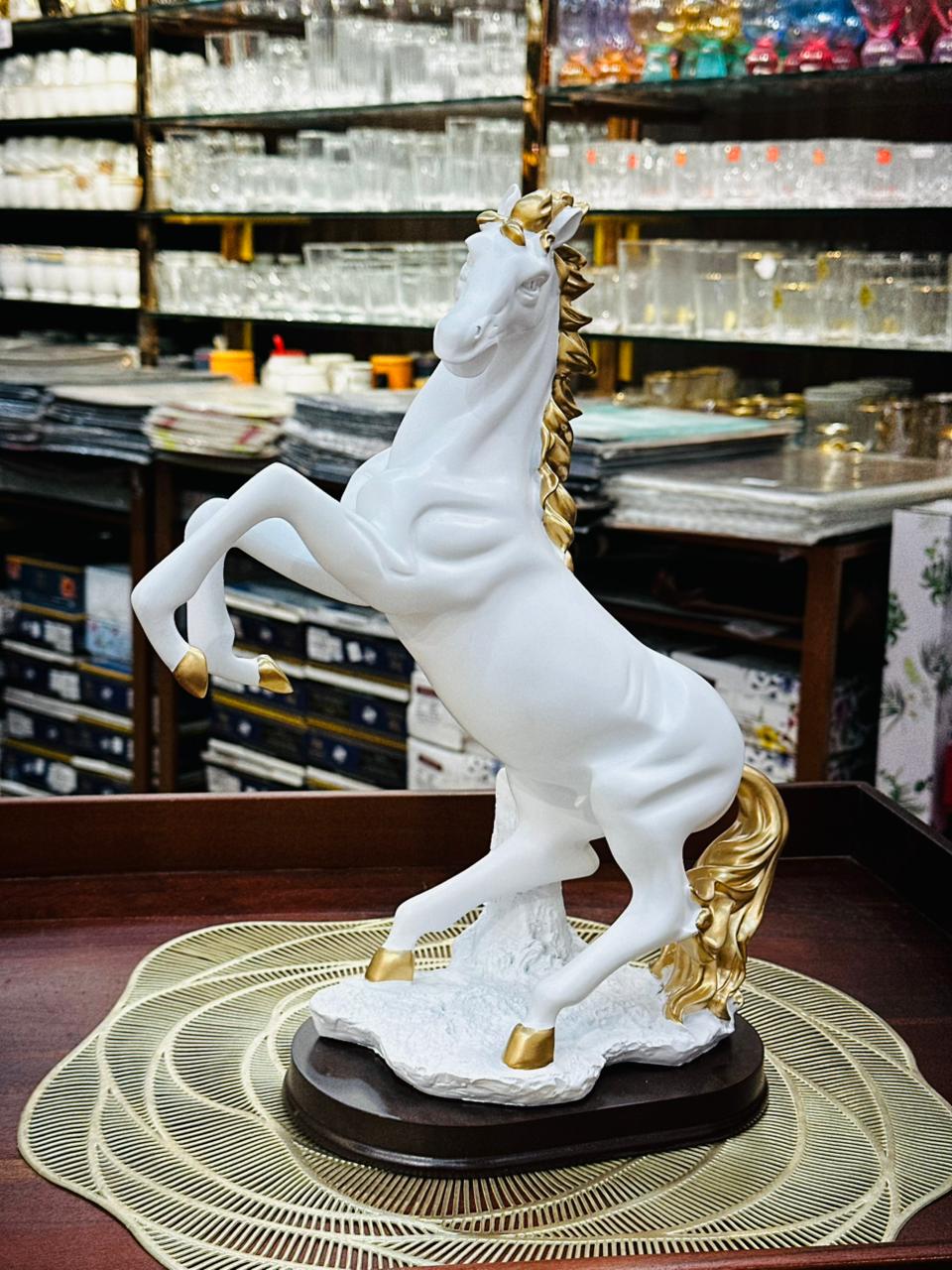 Imperium Rearing Stallion – Luxury Feng Shui Horse Sculpture