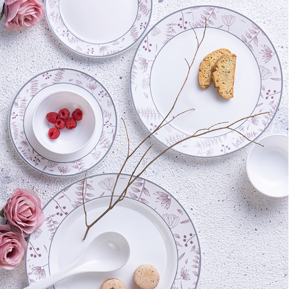 Larah Grandeur Dinner Set - bowls detail
