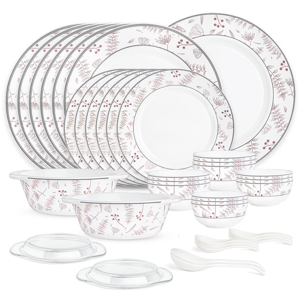 Larah Grandeur Dinner Set - plates and casserole
