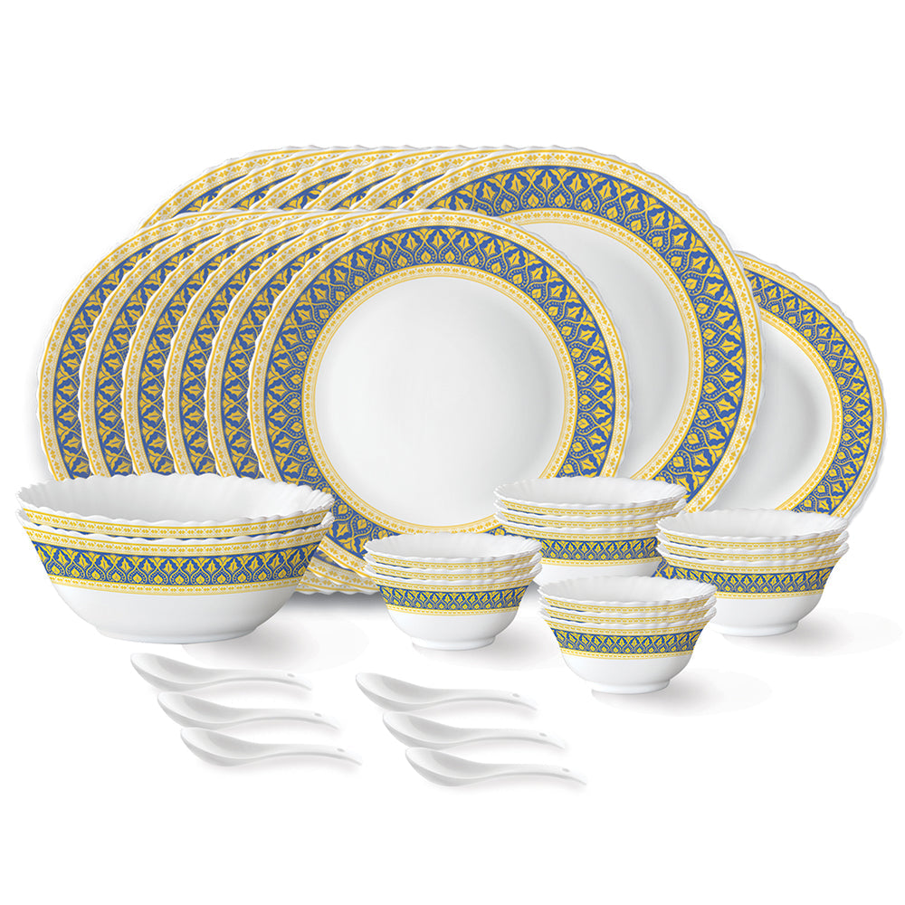 Larah Regal Dinner Set 33 pc - full view