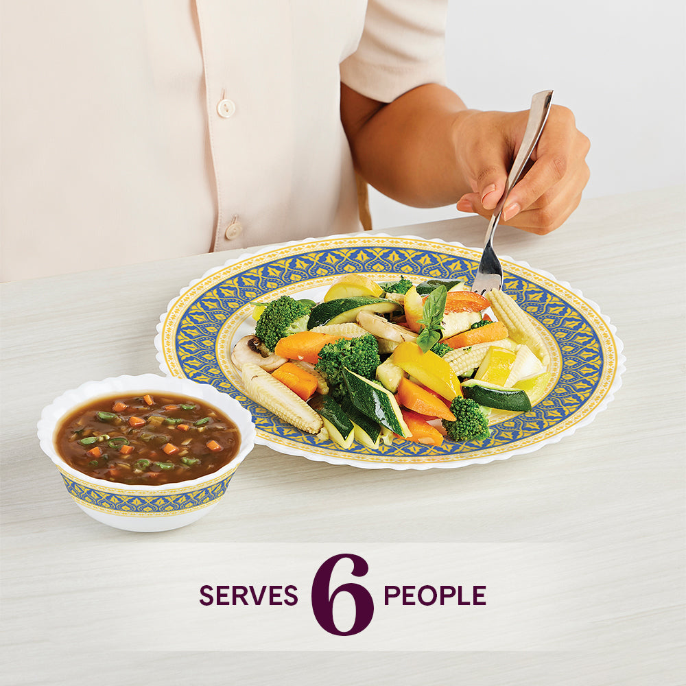 Larah Regal Dinner Set 33 pc - serving bowls