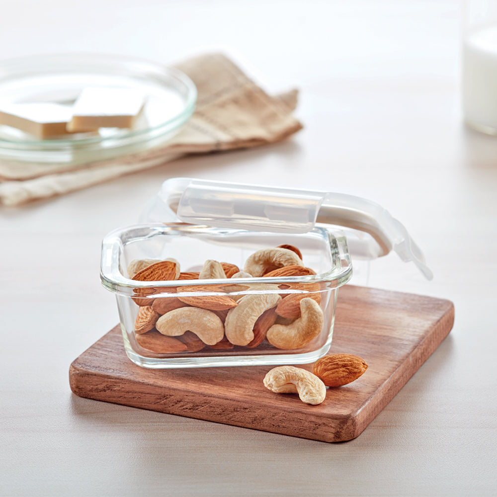 Klip n Store Rectangular Glass Container