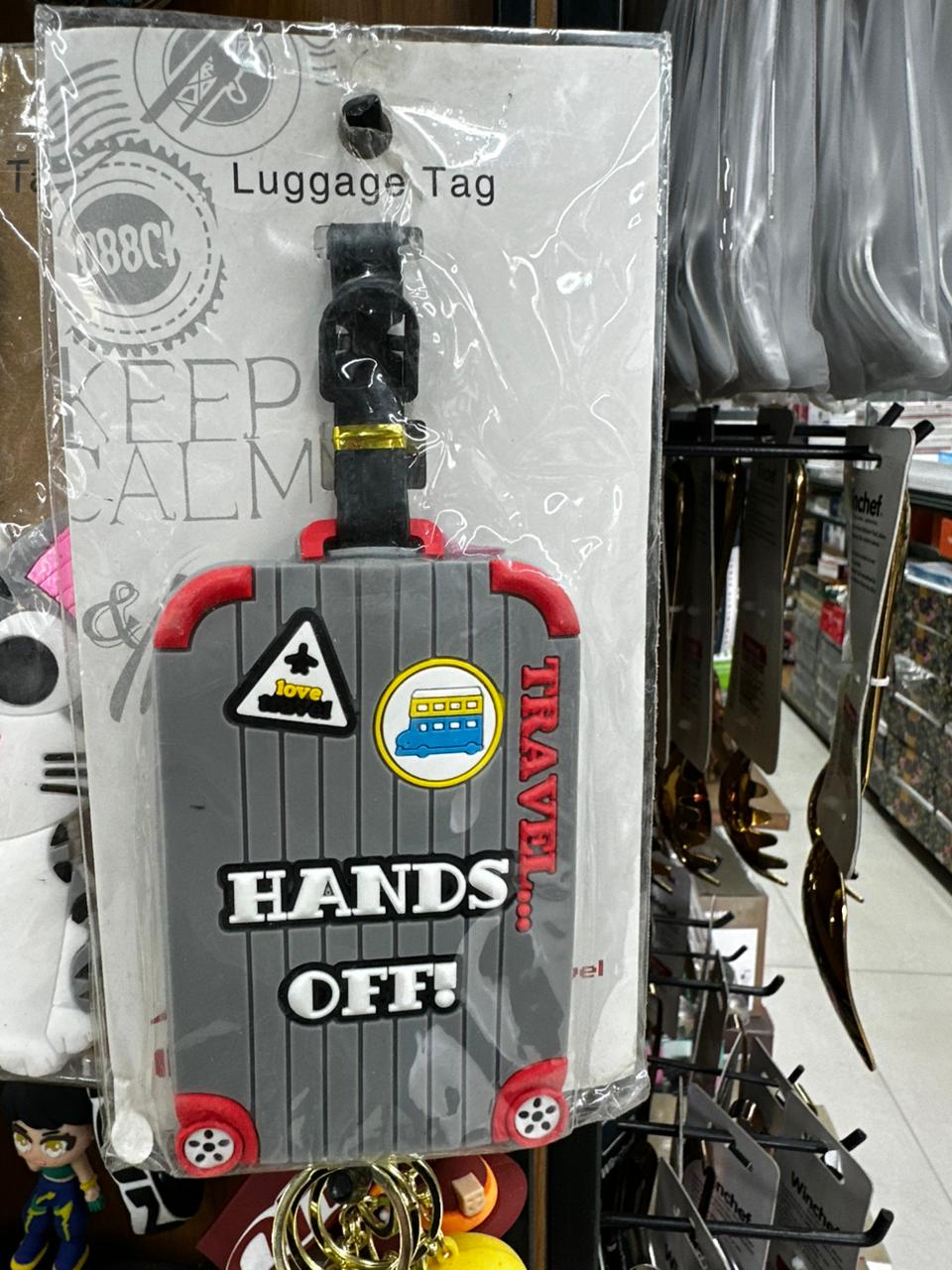 Hands Off Luggage Tag