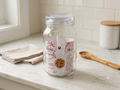 Olivia Jar 2500: Premium Food-Grade Plastic Storage Jar with Measuring Scoop
