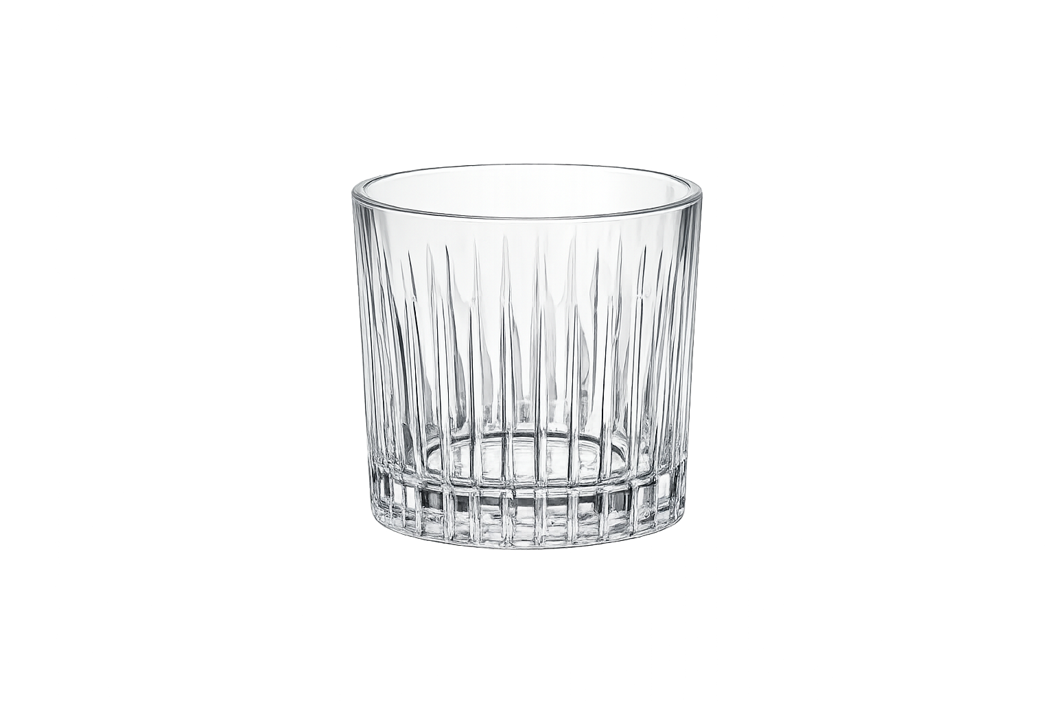 Timeless Whisky Glass Set – 310ml Crystal-Clear Tumblers | Elegant Ribbed Design | Set of 6