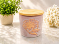 Slate Mist Poppy & Butterfly Ceramic Storage Jar