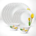 Larah Lyana Dinner Set - fluted design