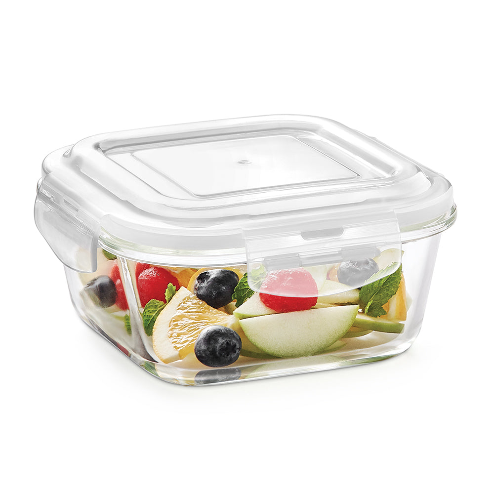 Tuff Glass Klip n Store Square Container 1L